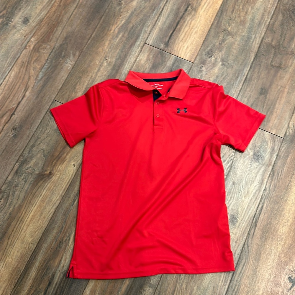 Youth is under armour collared shirt